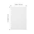 PATKAW 80 Sheets Planner Refill Paper Refill Binder Paper Loose Leaf