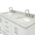 thumbnail image 4 of Ariel S061DCWOVOWHT Magnolia 60" Free Standing Single Basin Vanity Set - White, 4 of 7