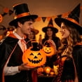 thumbnail image 6 of Tuvgenk Night Lights LED Lamp Pumpkin Plastic Halloween Decor Gifts Yellow Autumn Bedside Touch Lamp Outdoor,Halloweens Party Decoration Indoor, 6 of 8