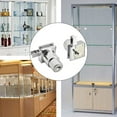 thumbnail image 2 of 1/4x Showcase Sliding Glass Door Lock Set W / Key for Display Cabinet Terrarium, 2 of 8