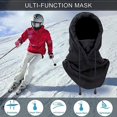 thumbnail image 5 of MMTX Balaclava Winter Face Mask Men Women Fleece Balaclava Ski Mask Windproof Motorcycle Masks Neck Warmer Balaclava Face Hood for Bicycle Snowboard Outdoor Sports Unisex (Black), 5 of 7