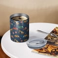 thumbnail image 3 of 12oz Coffee Tumblers Cartoon Construction Vehicles Traffic Signs Stainless Steel Vacuum Insulated Travel Tumbler Coffee Cups Mug with Lid and Straw with Cleaning Brush for Cold & Hot Drinks, 3 of 5