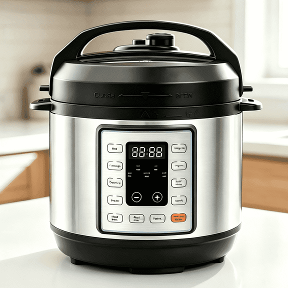 Atilioo 3QT Electric Pressure Cooker, 10-in-1 Multi Cooker, Stainless Steel Non-Stick Pot, Slow Cook, Yogurt Maker, Rice Cooker, Saute Steamer with Recipe, Silver