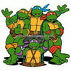 90s Teenage Mutant Ninja Turtles Cartoon Birthday Edible Image Cake Topper ABPID05504