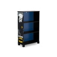 thumbnail image 1 of Delta Children Kids DC Superhero Batman Wooden 3 Shelf Bookshelf Bookcase, Black, 1 of 4