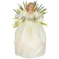 thumbnail image 2 of Northlight Angel with Candle Lighted Christmas Tree Topper - 10.5” - Gold - Clear Lights, 2 of 7