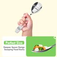 thumbnail image 5 of Lehoo Castle Kids Toddler Utensils Silverware Stainless Steel 6 Piece - Toddler Spoons and Forks Knife Set (Dinosaur World), 5 of 11