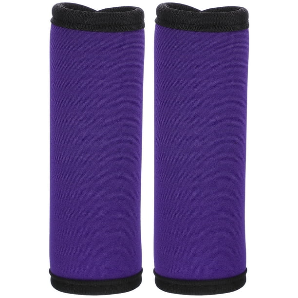 2 almohadillas portátiles para barra, funda protectora para barra, almohadilla de fijación práctica, almohadilla antideslizante para peso muerto.