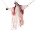 thumbnail image 1 of TheFound Halloween Hanging Decoration, Vocal Hanged Ghost with Red Light Eyes, 1 of 4