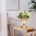 thumbnail image 4 of RUNROTOO 1Pcs Vase en Fer en Forme de Trompette Dorée pour Guide d'Allée et Décoration Intérieure, 4 of 6