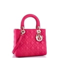 thumbnail image 2 of Pre-Owned Lady Dior Bag Cannage Quilt Lambskin Medium By Rebag, 2 of 6