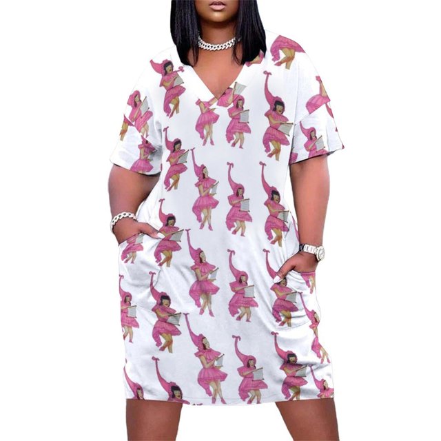 Vestido holgado con bolsillos de la Liga de las Canciones de cuna del Mago de Oz, vestidos de mujer de lujo, elegantes y chic, vestidos de fiesta de promoción 2025