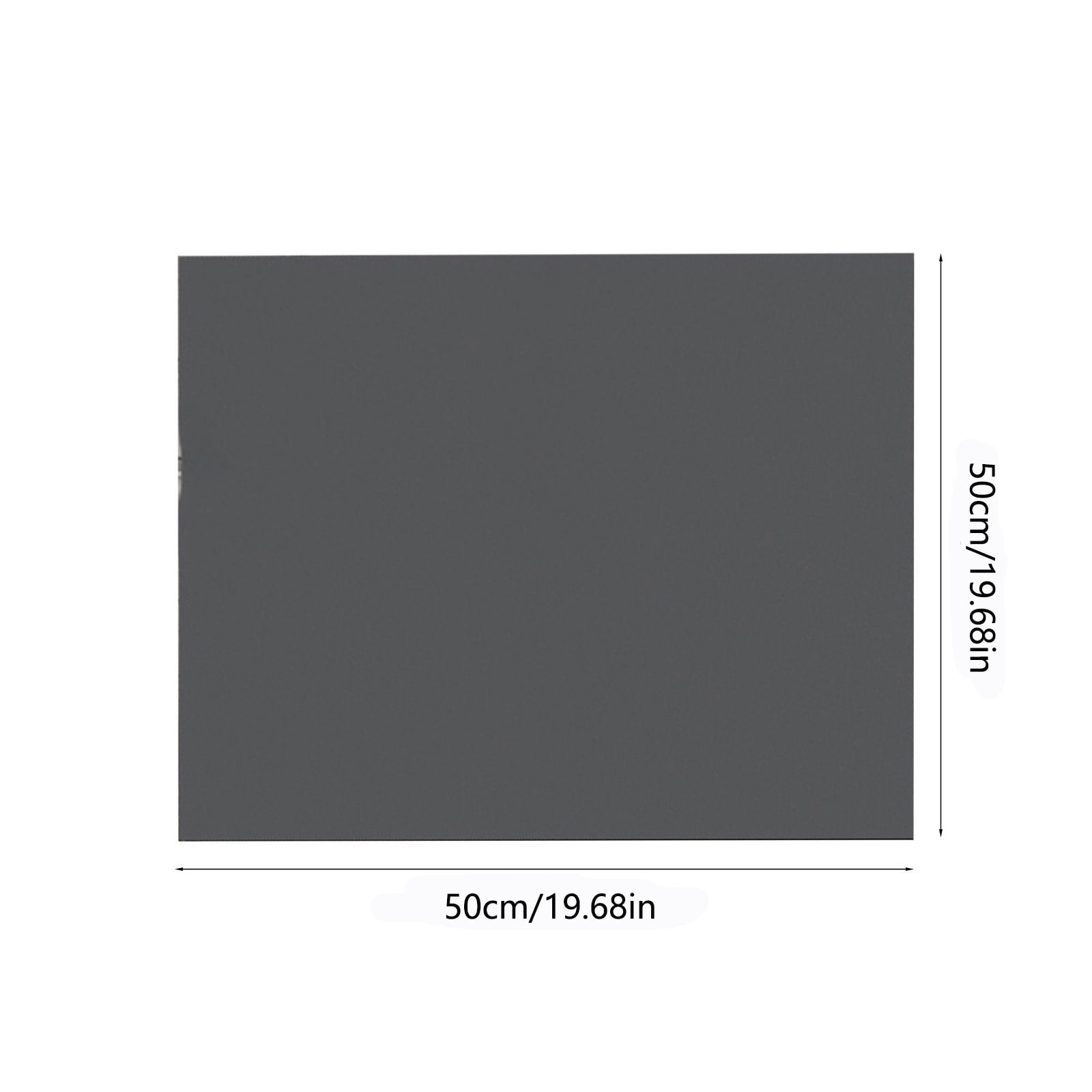 Refrigerator Mat 50 cm x 50 cm PVC Absorbent Diatomaceous Earth Drum Washer Dryer Sunscreen Anti-Slip Pad for Kitchen Laundry
