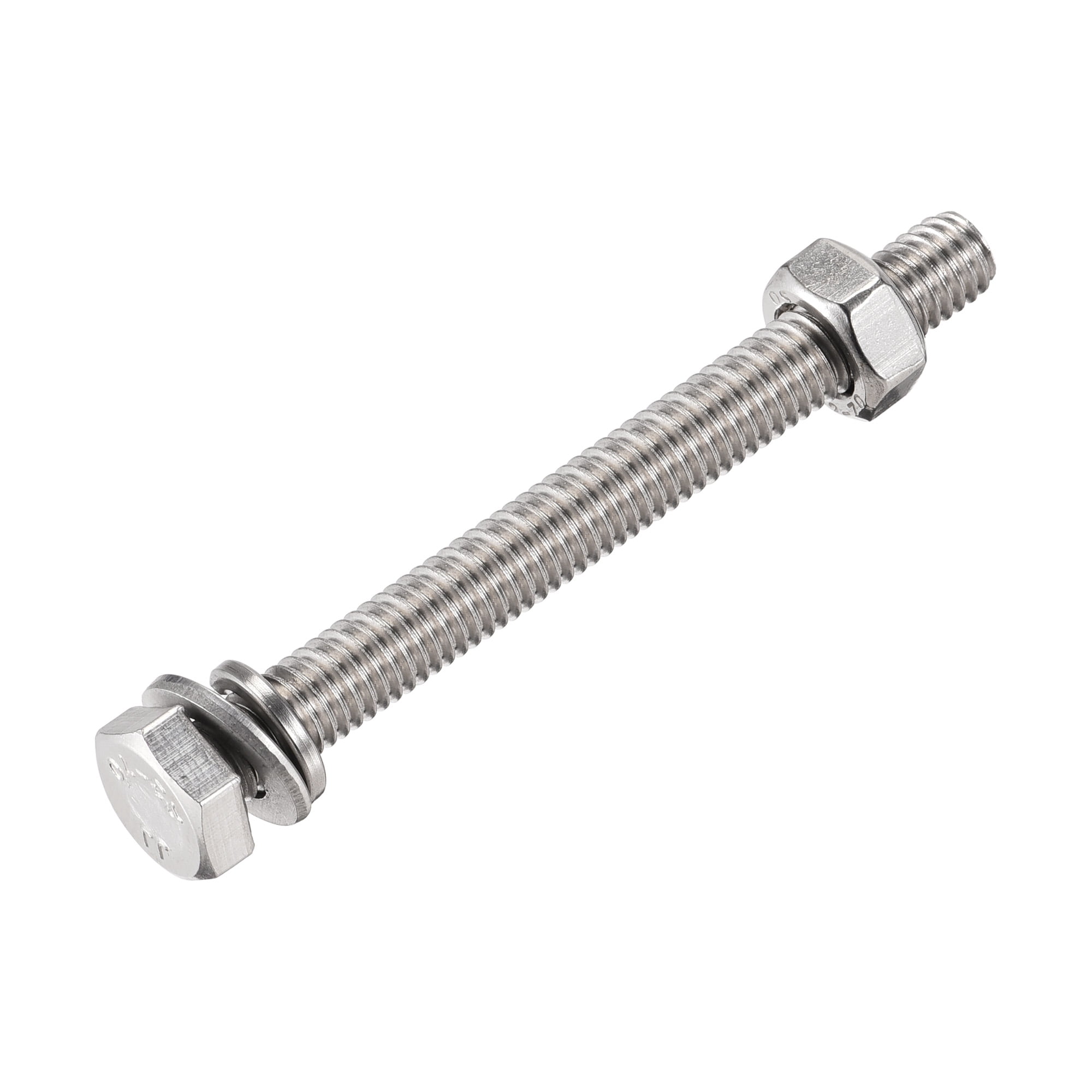 Lot de 10 écrous moletés M10 16 x 15 mm en acier inoxydable 304 Écrous ronds