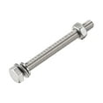 thumbnail image 5 of Uxcell 304 Stainless Steel Hex Head Screws Bolts, Nuts, Flat & Lock Washers Kits 6Sets M6 x 65mm, 5 of 5
