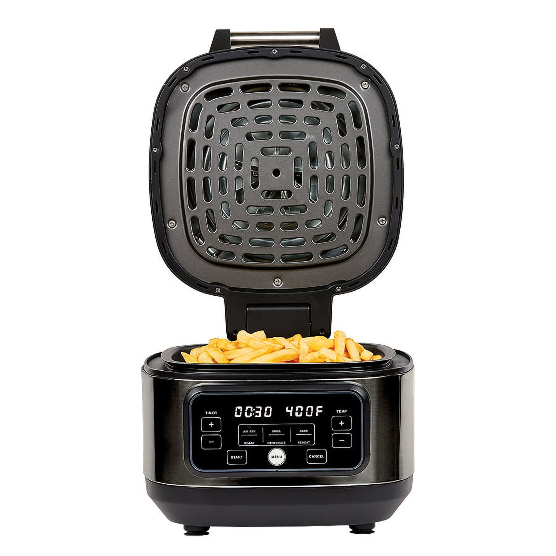 Power XL Grill Air Fryer Combo Electric Indoor Grill 5.5 Qt Multicooker  Roast