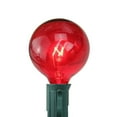 thumbnail image 2 of Pack of 25 Incandescent G50 Red Christmas Replacement Bulbs, 2 of 2