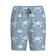 thumbnail image 4 of Wukai Turtle Men’s Short Pajama Pants With Pockets Soft Sleep Pj Shorts for Men-XX-Large, 4 of 6