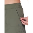 thumbnail image 4 of Avalanche Women's Quick Drying Woven Skort With Ruched Bungee Sides, 4 of 7