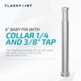 thumbnail image 3 of Baby Pin Flashpoint 6 con cuello de 15 cm con grifo de 1/4 y 3/8, 3 of 8