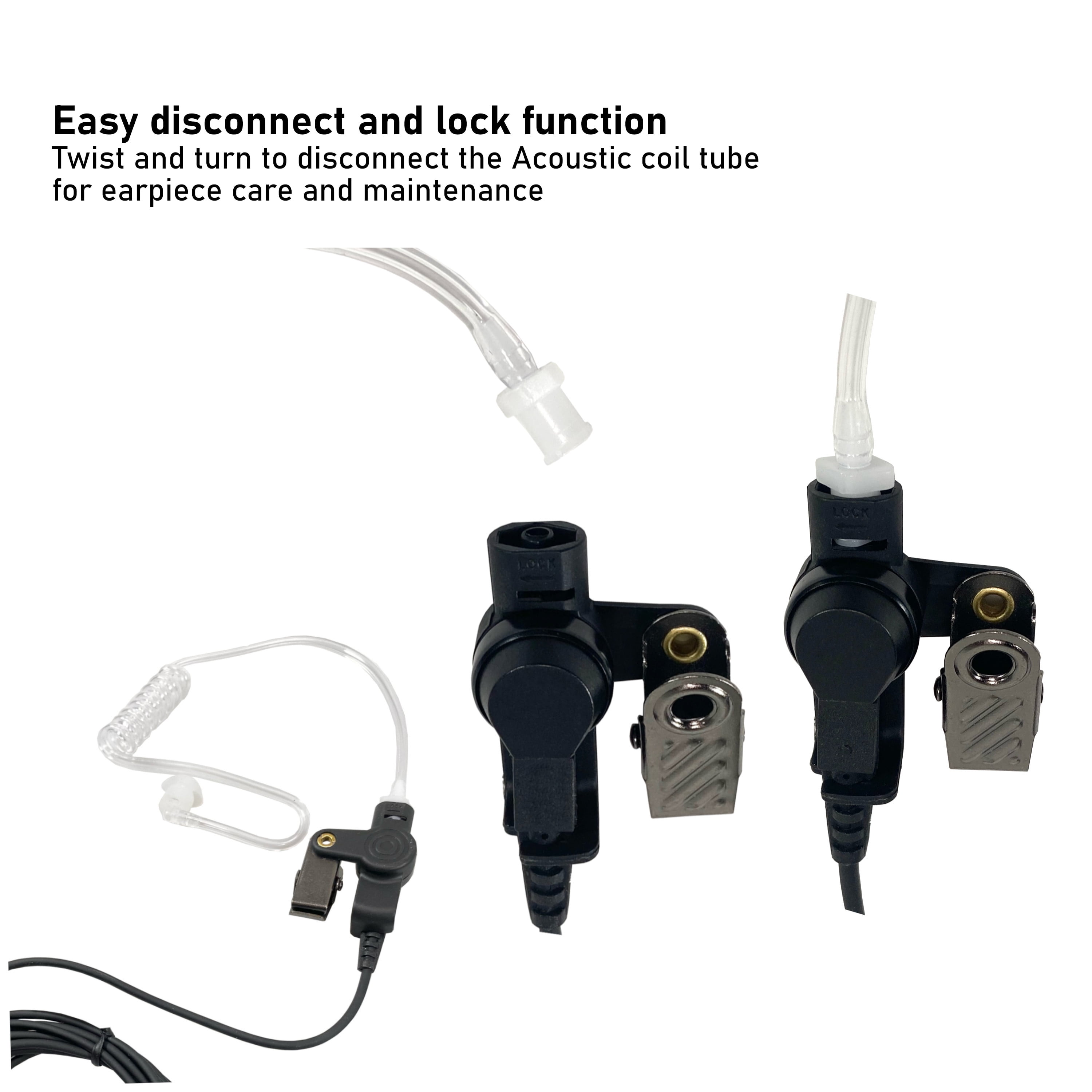 Auricolare Acustico A Tubo Nascosto Da 1 Pin Da 2,5 Mm Per Radio Bidirezionali Con Auricolare Di Ricambio In Plastica Morbida~p154118290 - Foto 9