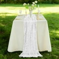 thumbnail image 5 of Ohmyroo Table Runner 35x71 Inches For Wedding Party Home Decor, 5 of 9