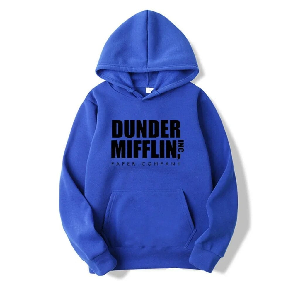 The Office Dunder Mufflin INC Paper Hoodie Dwight Schrute Sweatshirt Men Women Hoodies Casual Pullover Hooded Sweater Walmart