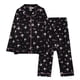 thumbnail image 1 of Pijamas de dos piezas de dibujos animados de Kawai Sanrio Kuromi, ropa de casa suave de Corea del Sur, regalo de Navidad para niñas salientes, Otoño, nuevo, 1 of 4