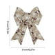 thumbnail image 3 of Seyotauo PVC Christmas Bows 8.3 × 12.2 inch Large Christmas Tree Topper Bows Printed with Santa Claus, Snowman and Xmas Tree for Holiday Party Wreath Garland Decoration, 3 of 6