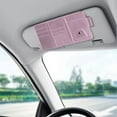 thumbnail image 3 of Pyaiiner Car Visor Organizer Multifunctional Card Case Car Carrying Glasses Holder Card Bill Driver'S License Organizer Suitable For Car Document Storage, 3 of 6