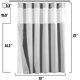 thumbnail image 5 of Juegos de cortinas de ducha con forro, tela resistente, repelente al agua, lavable, ventana superior de malla, 72 x 72 pulgadas, gris, 5 of 5