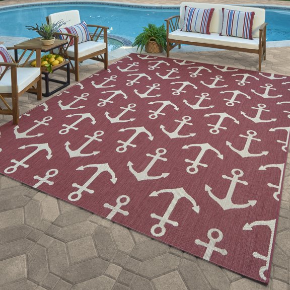 Paseo Maritime Outdoor/Indoor Rug, Assorted Sizes, Assorted Colors