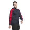 thumbnail image 2 of Sudadera con capucha adidas Essentials de forro polar con 3 rayas en bloques de color para hombre, 2 of 5