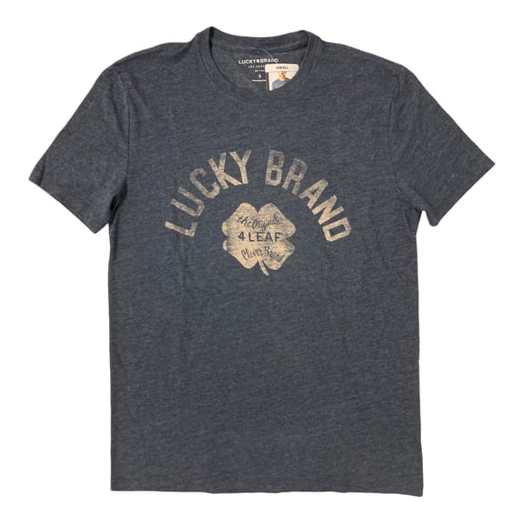 Lucky Brand Men's Lightweight Short Sleeve Graphic T-Shirt (American Navy, XL)
