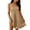 Khaki, variant on Women's Spaghetti Strap Slip Dress Sleeveless Flowy Midi Dress for Casual Daily Wear, Summer Outings and Layering