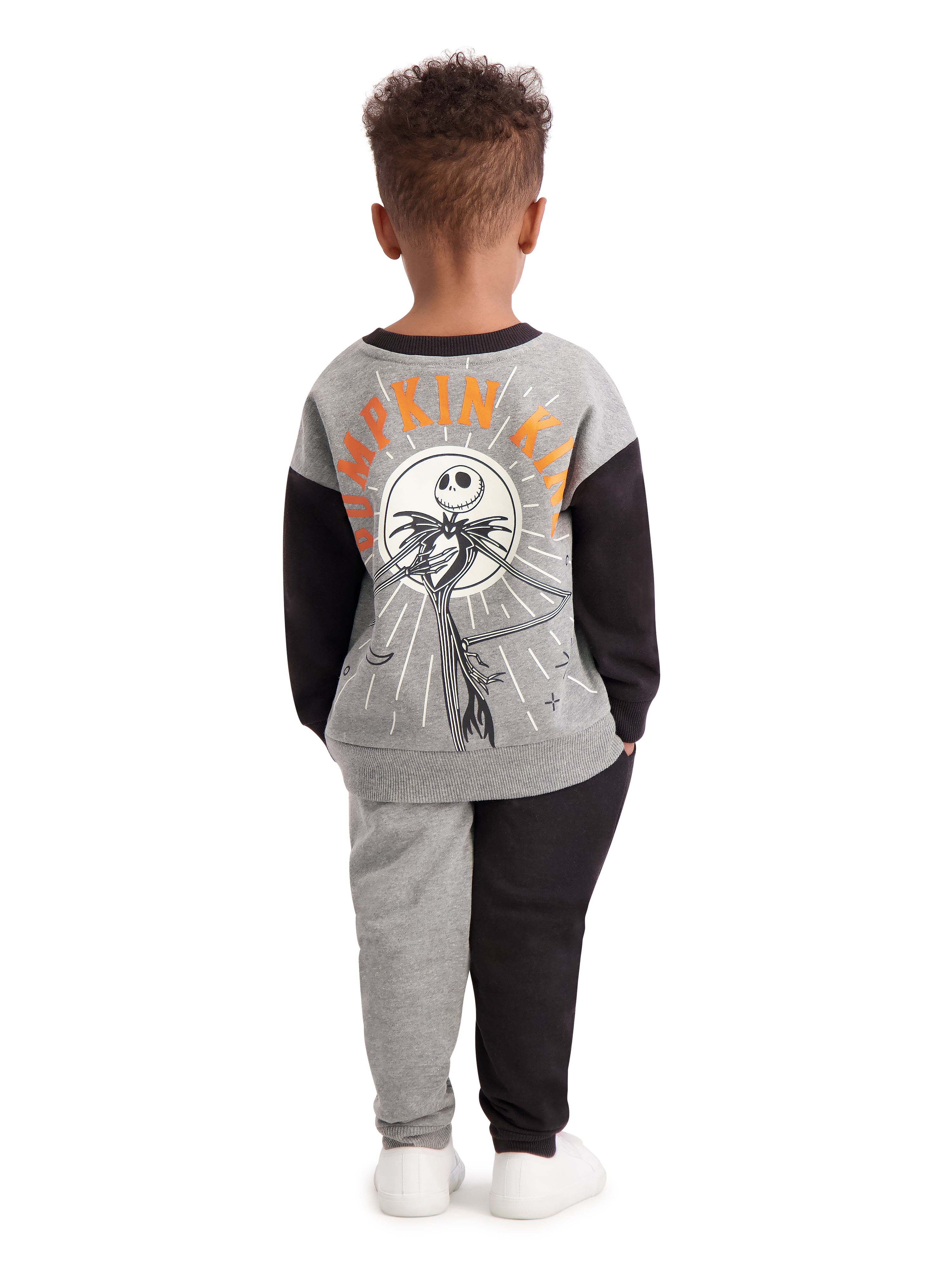 Night Before Christmas Toddler Boys Jack Skellington Jogger Set, Sizes 12M-5T