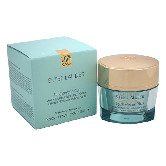 Estee Lauder Women's Nightwear Plus Anti-Oxidant Night Detox Creme, All Skin Types, 1.7 Ounce