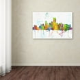 thumbnail image 4 of Trademark Fine Art Landscapes Canvas Art ' Jersey City New Jersey Skyline Mclr-1 ' by Marlene Watson, 4 of 4