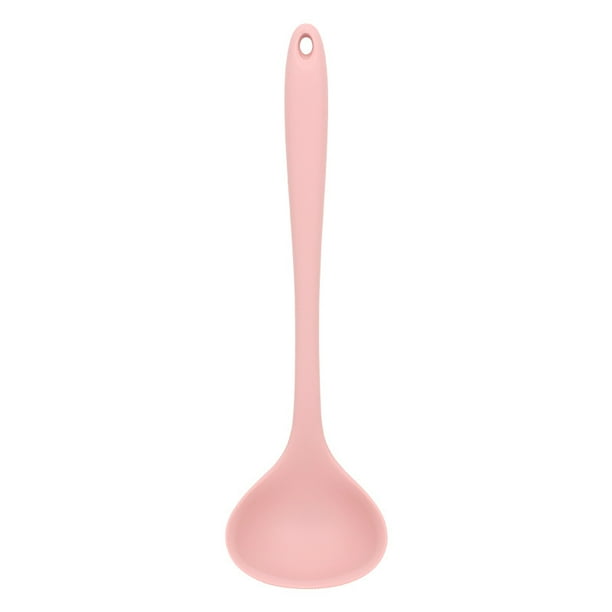 Cuchara de silicona de grado alimenticio, cuchara antiadherente, cuchara para sopa todo en uno para el hogar, suministros de cocina