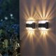 thumbnail image 2 of 4PCS Solar Wall Lamp Outdoor Waterproof Widely Applicable Solar Decorative Lights IPX65 Waterproof Grade, 2 of 5