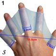 thumbnail image 2 of Cheers Swimming Finger Webbed Gloves Silicone Flippers Fins Paddle Frog Hand Accessory, 2 of 7