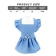 thumbnail image 2 of Vestido con arnés de mezclilla para perros pequeños y medianos, falda vaquera ajustable con anilla en D, ropa de verano para perros (azul claro), 2 of 6