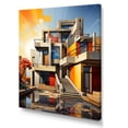 thumbnail image 2 of Designart "Sunset View By The Hotels And Lodges" Hotels & Lodges Wall Art Prints, 2 of 7