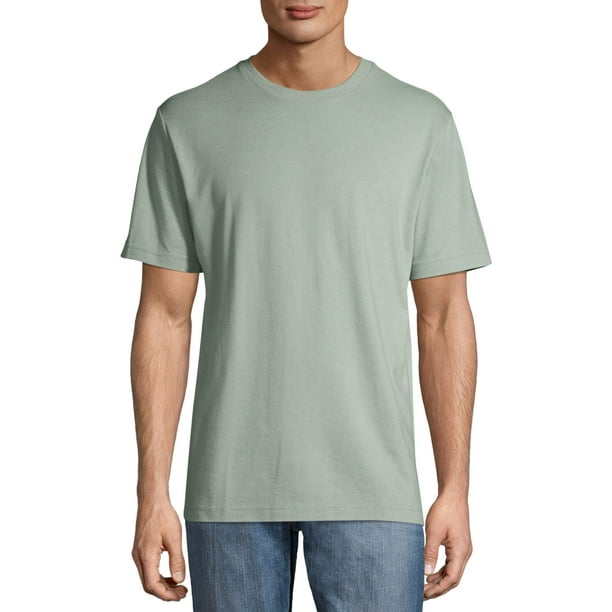 GEORGE - George Men's Short Sleeve Crewneck T-Shirt - Walmart.com ...