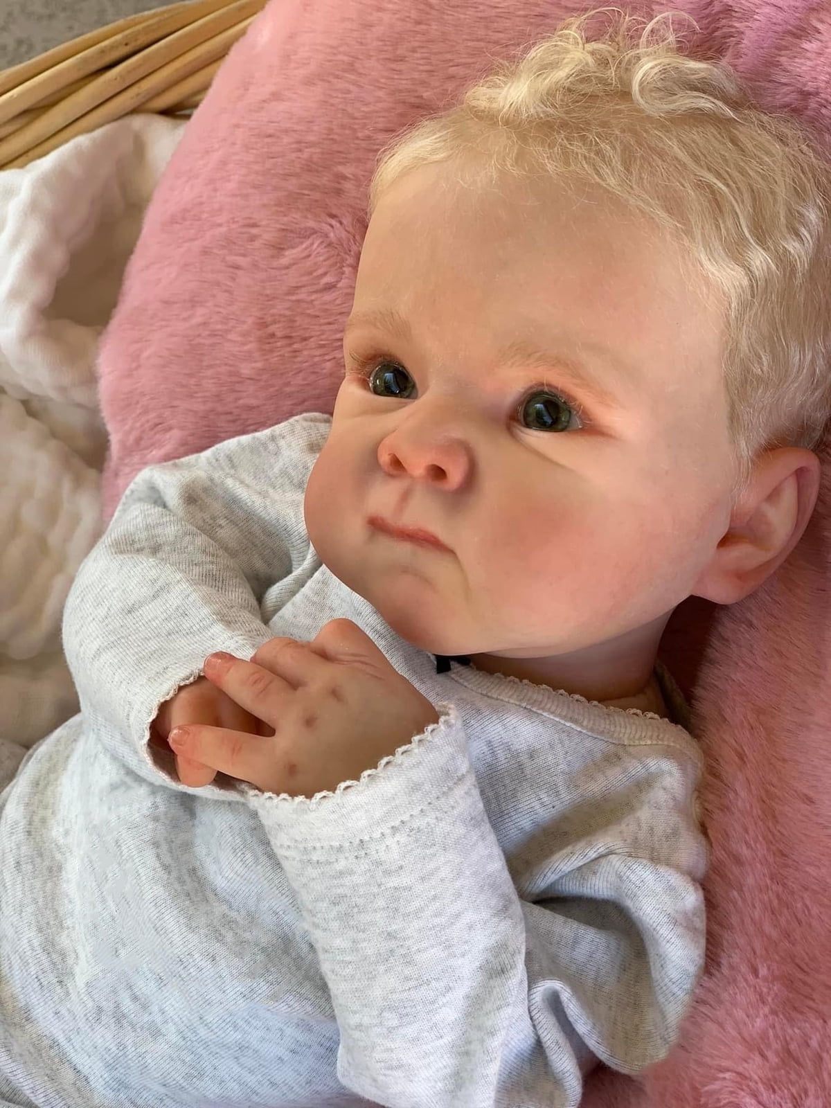 Reborn Baby Dolls Boy - 18-inch Newborn Baby Realistic Dolls with Soft Cloth Body Lifelike Reborn Baby Dolls Birthday Gift for Kids Age 3+