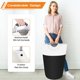 thumbnail image 4 of Cesto para ropa sucia, cestos de ropa sucia plegables, cesto para ropa sucia, resistente al agua con asas de aluminio protegidas con espuma para dormitorio universitario, familia, 90 l (negro), 4 of 5
