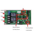 thumbnail image 2 of Controlador de motor CA/CC de 12 V, 24 V y 36 V, actuador lineal eléctrico, interruptor de control remoto del motor, hacia adelante y hacia atrás, blanco, blanco, 2 of 5