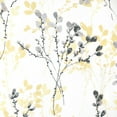 thumbnail image 3 of Achim Home Furnishing Misty Maize Floral Petal Vines  Window Curtain Panels : 52" X 63" Panel - Single, 3 of 4