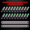 thumbnail image 4 of Mini Push Button Momentary Switches, Ampper 2 Pin On Off 1A 250V AC 7MM Round SPST Normal Close Momentary Pushbutton Switches, 4 of 5