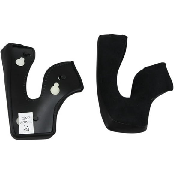 AGV X3000 Cheek Pads Street Motorcycle Helmet Accessories - Black/Medium/Large Medium | Large